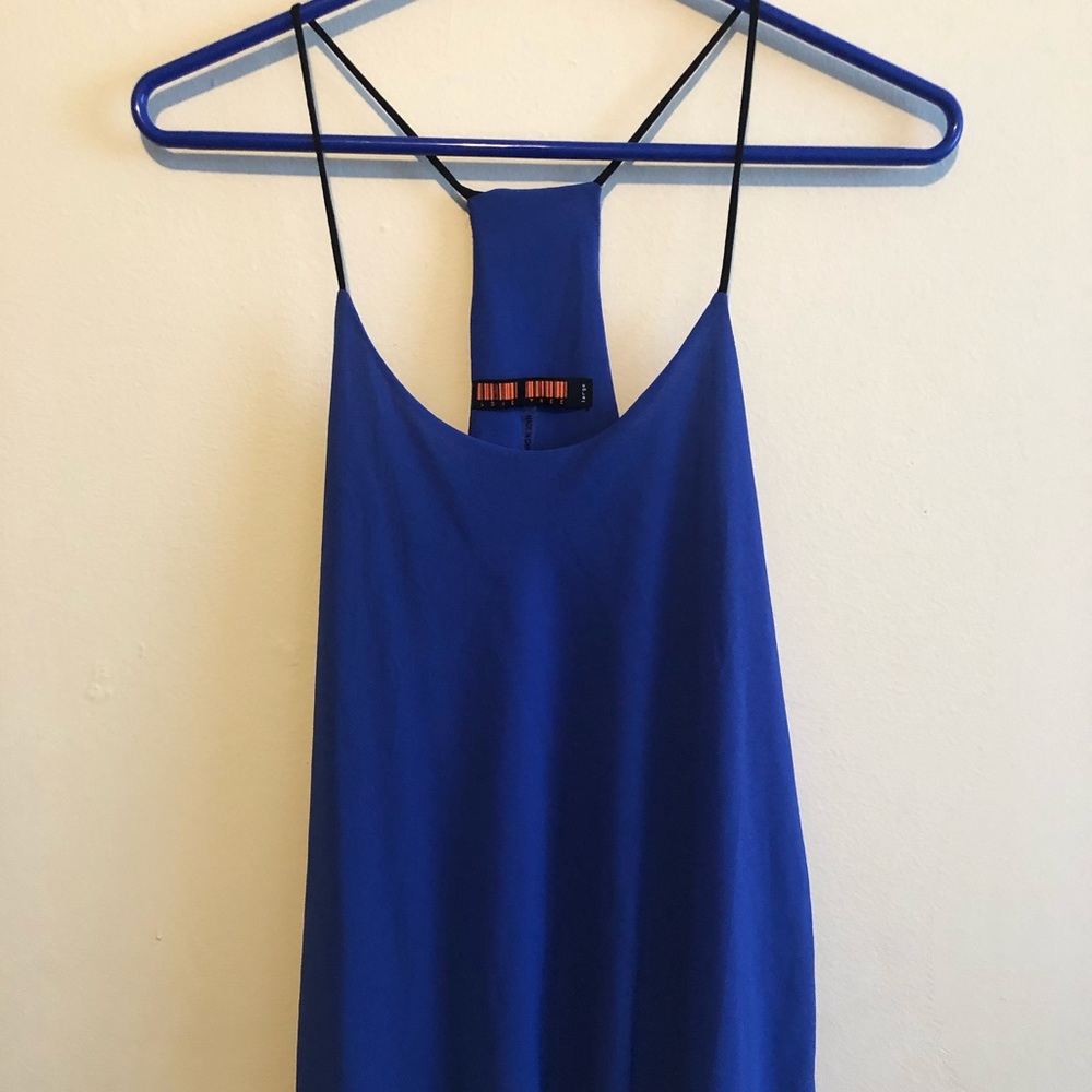 Blue tank top